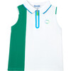 Amanuel Polo, White and Green - Polo Shirts - 1 - thumbnail