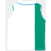 Amanuel Polo, White and Green - Polo Shirts - 2 - thumbnail