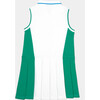 Ambiance Dress, White and Green - Dresses - 2