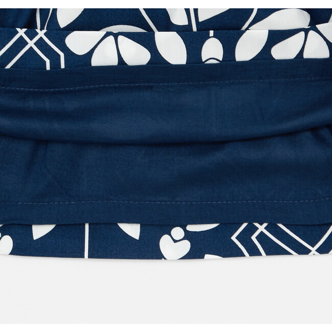 Ariele Dress, Blue and White - Dresses - 6