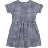 Grid Dress, Slate - Dresses - 1 - thumbnail