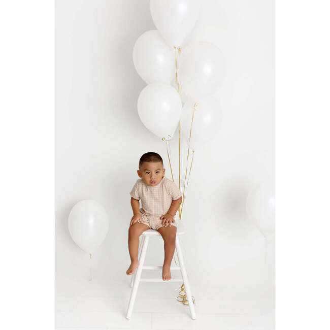 Grid Short Set, Sand - Mixed Apparel Set - 2