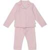 Gingham Grandpa PJ, Pink - Pajamas - 1 - thumbnail