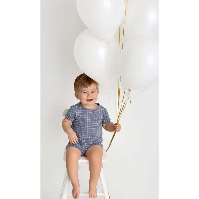 Grid Short Set, Slate - Mixed Apparel Set - 4