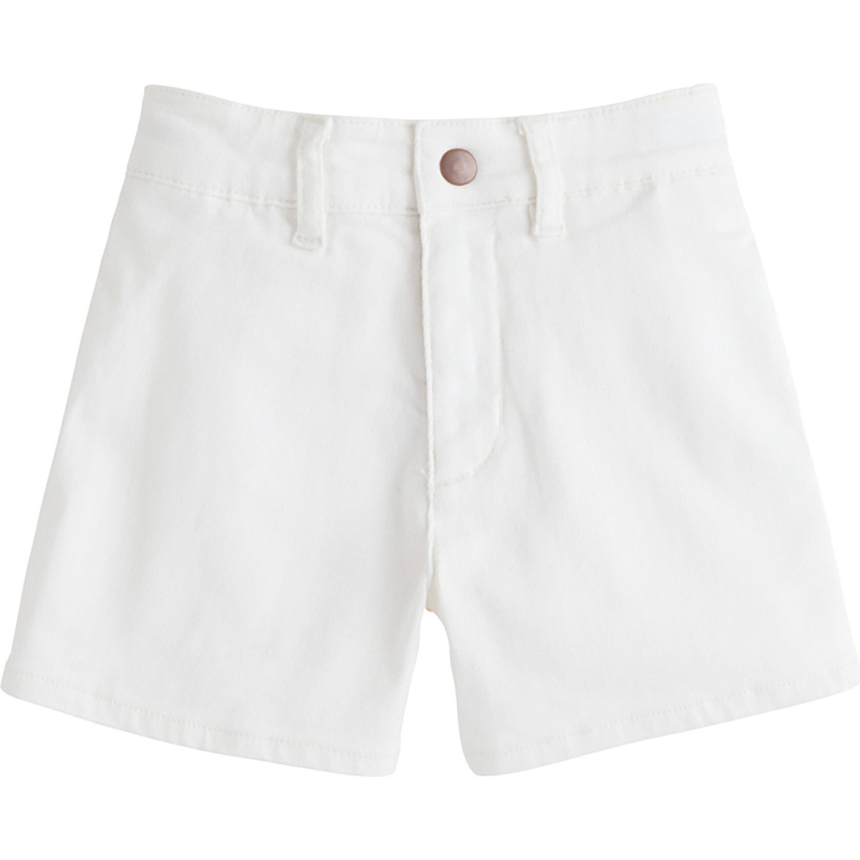 Denim Short, Ivory Denim - Shorts - 1