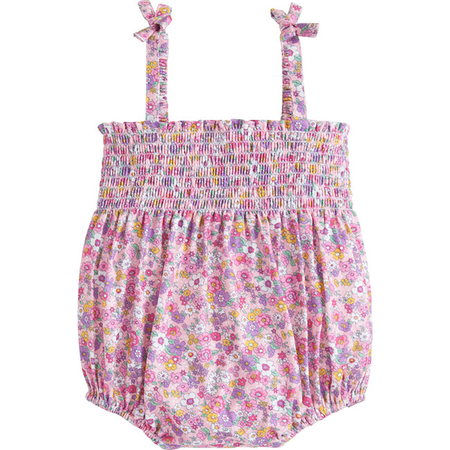 Lucy Bubble, Wildflower Meadow Pink - BISBY Rompers | Maisonette