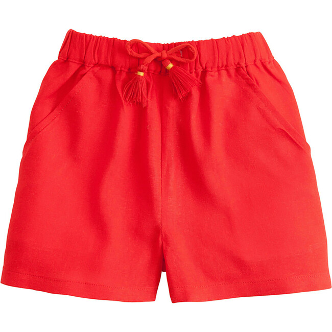 Basic Shorts, Poppy Linen
