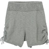 Loose Knit Short, Grey - Shorts - 1 - thumbnail