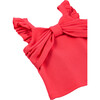 Tie Front Tank & Smocked Short Set, Pink - Shirts - 3