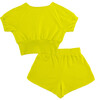 Drop Shoulder Short Set, Lime - Shirts - 2