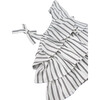 One-Shoulder Top & Short Set, White - Mixed Apparel Set - 3