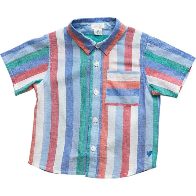Boys Jack Shirt, Multi Stripe