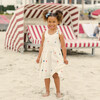 Girls Taylor Dress, Red and Blue Polka Dot - Dresses - 2 - thumbnail