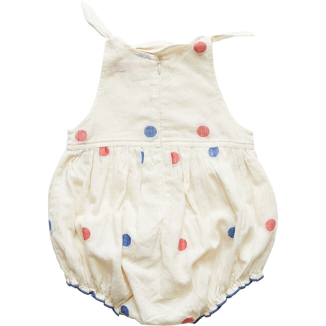 Baby Taylor Bubble, Red and Blue Polka Dot - Onesies - 2