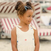 Girls Taylor Dress, Red and Blue Polka Dot - Dresses - 4 - thumbnail