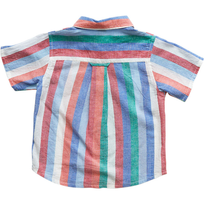 Boys Jack Shirt, Multi Stripe - Shirts - 5