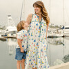Womens Jade Dress, Wan Blue Sailboats - Dresses - 2