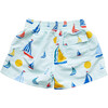 Baby Boys Swim Trunk, Wan Blue Sailboats - Swim Trunks - 2