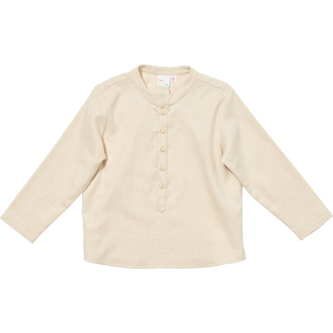 Lupo Shirt, Oatmeal Flannel
