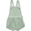 Frances Bubble, Green Herringbone - Rompers - 1 - thumbnail