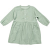 Cecil Dress, Green Herringbone - Dresses - 1 - thumbnail