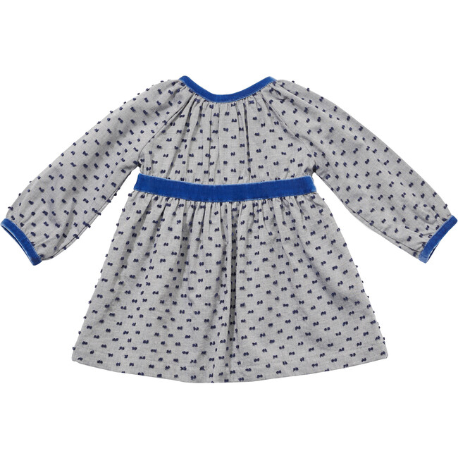 Elizabeth Baby Dress, Navy - Dresses - 3