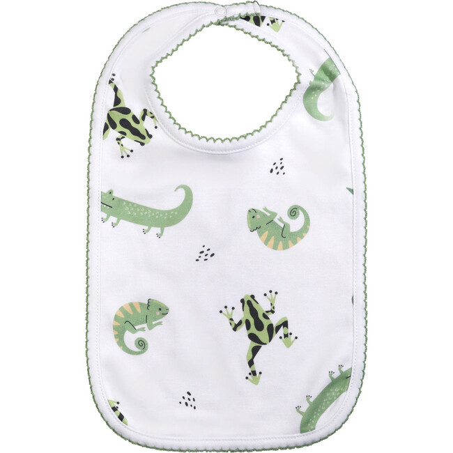 Wild Tropic Bib in Reptile Green - Bibs - 1