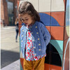 Girls Daisy Cardigan Mini, Blue - Cardigans - 2