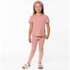 Waffled Legging Dusty Pink, Dusty Pink - Leggings - 2