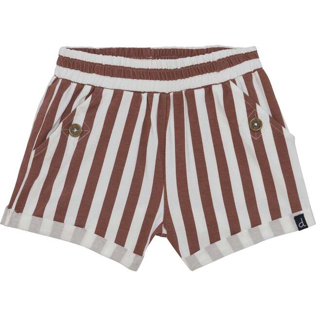 Striped Short, Copper Stripe - Shorts - 1