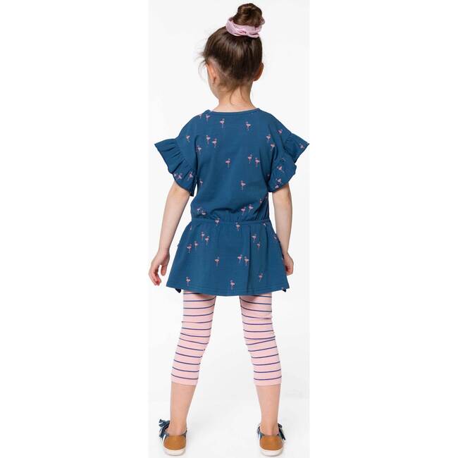 Tunic And Capri Set Navy Flamingo, Navy Flamingo - Mixed Apparel Set - 4