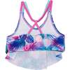 Two Piece Pineapple Print Swimsuit, Purple & Blue Pineapple - Two Pieces - 7