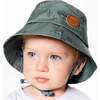 Printed Hat Khaki Green Camping Print, Khaki Green Camping Print - Hats - 2