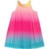 Rainbow Pleated Dress, Multicolored - Dresses - 1 - thumbnail