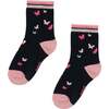 Pattern Socks Black, Black - Socks - 1 - thumbnail