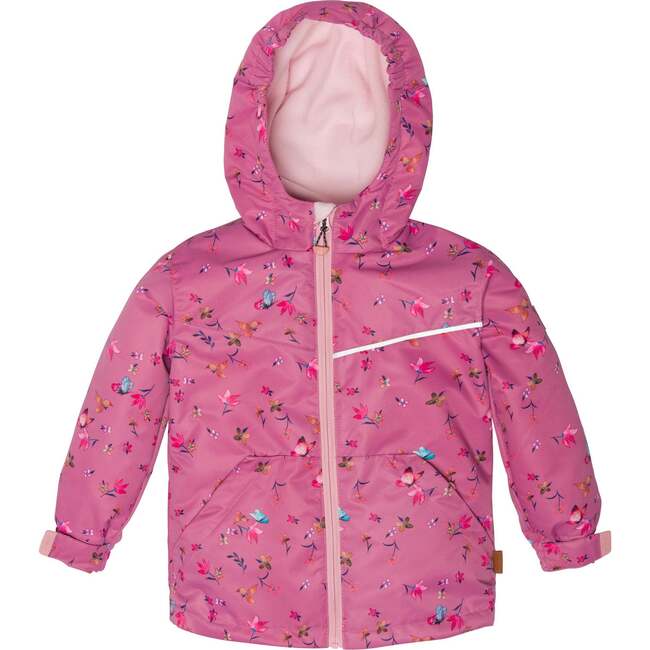 Printed Spring Rain Set Mauve Watercolor Flowers, Mauve Watercolor Flowers Print - Raincoats - 5