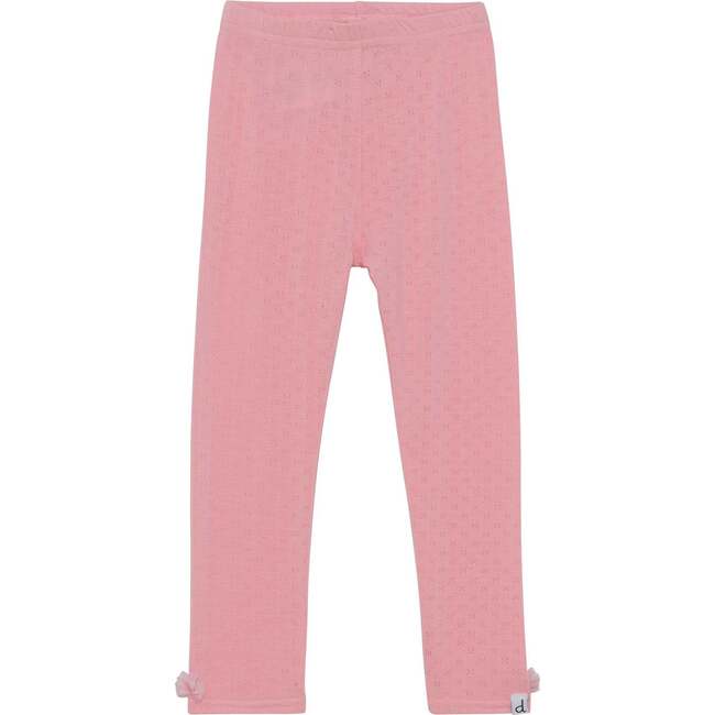 Pointelle Leggings Light Pink, Light Pink