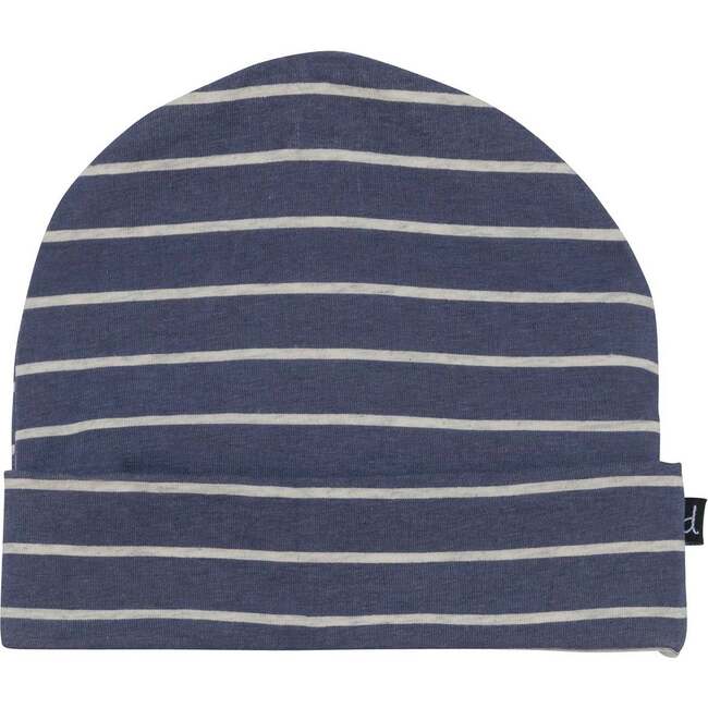 Organic Cotton Hat Blue Stripe, Stripe Blue