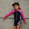 One Piece Unicorn Rashguard Swimsuit, Black Unicorn - One Pieces - 4