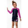 One Piece Unicorn Rashguard Swimsuit, Black Unicorn - One Pieces - 5