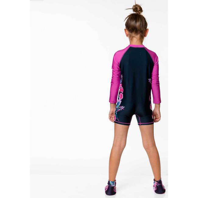One Piece Unicorn Rashguard Swimsuit, Black Unicorn - One Pieces - 6