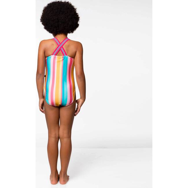 One Piece Stripe Swimsuit, Retro Stripe - One Pieces - 6