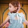 Gingham Dress, Gingham Green - Dresses - 2