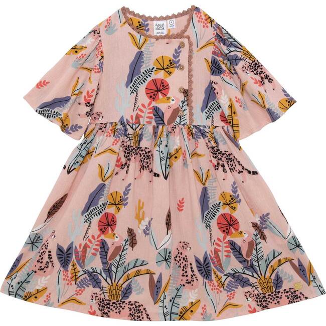 Jungle Printed Dress, Jungle Print - Dresses - 1