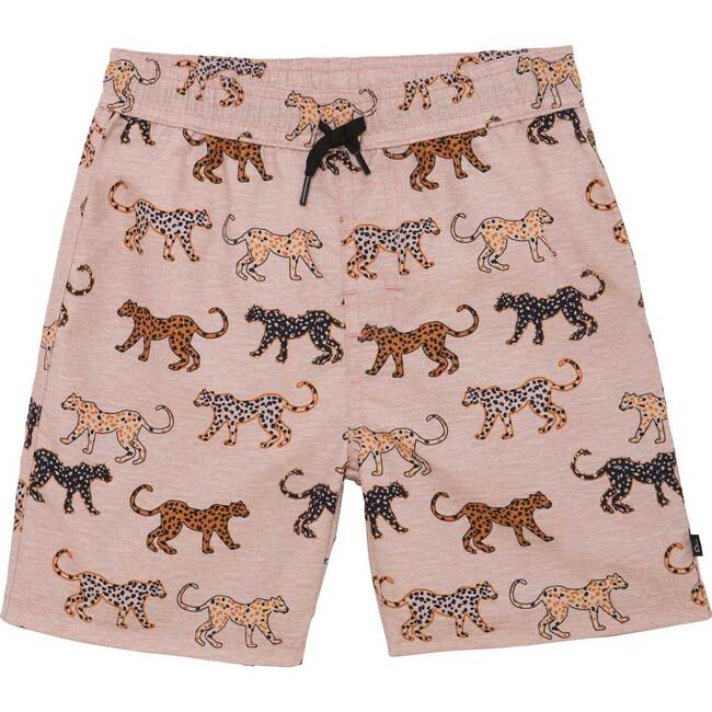 Jungle Panther Boardshort, Oatmeal Jungle - Swim Trunks - 1