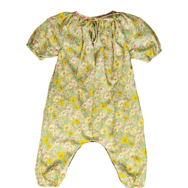 Erica Romper, Liberty of London Meadow Song Yellow - Bodysuits - 3