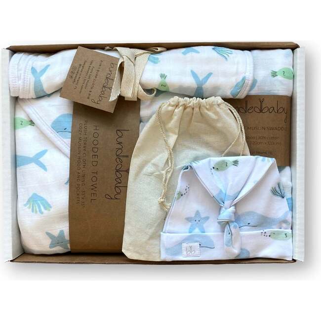 Welcome Baby Gift Box, Under The Sea - Mixed Apparel Set - 1