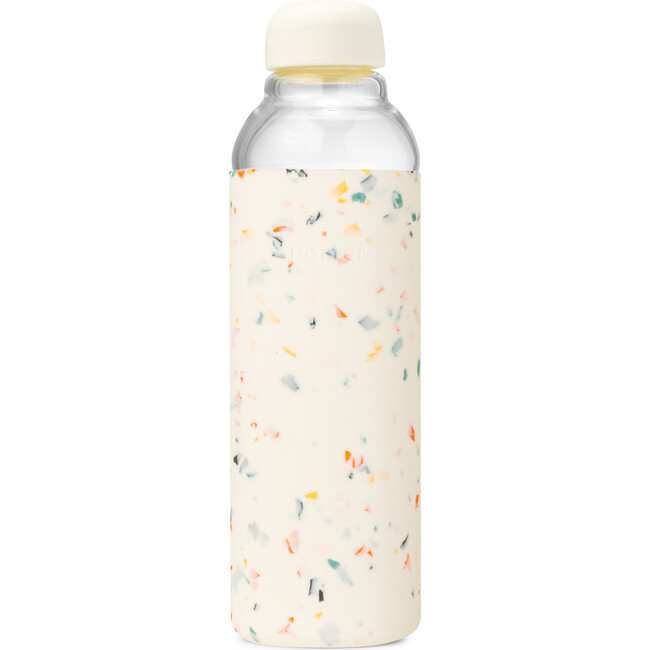 Porter Water Bottle, Cream Terrazzo
