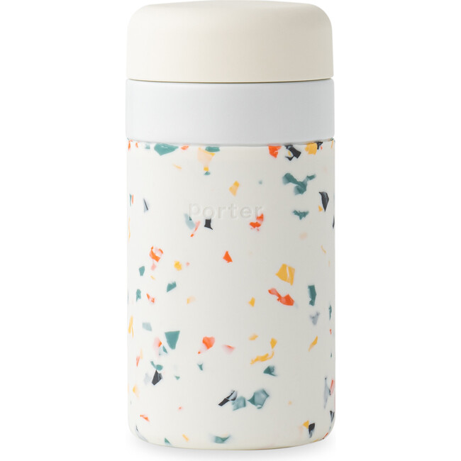 Porter 12-oz. Insulated Ceramic Bottle, Cream Terrazzo - Tabletop - 1