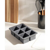 Peak 6-Cube Cups Freezer Tray, Charcoal - Tabletop - 3